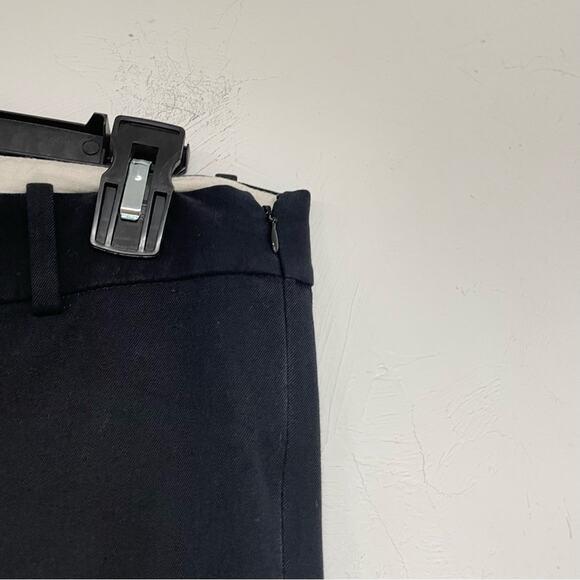 J Crew Black Minnie Side Zip Slim Fit Trouser Dress Pants Womens 6 Preppy Ankle - Picture 4 of 10